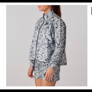 Nike floral windbreaker raincoat jacket